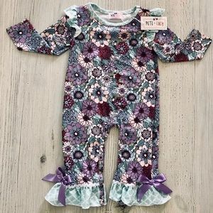 Girls Floral Onesie